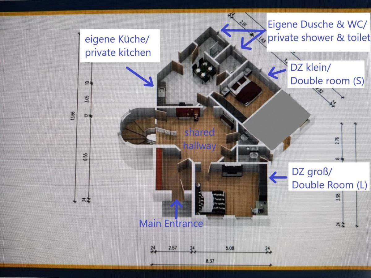 Villa Hanseart Luebeck - Privatzimmer In Zentraler Lage Buitenkant foto